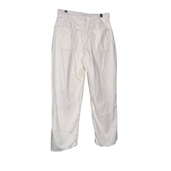 We The Free Maggie Mid Rise White Distressed Jean - Picture 4 of 5